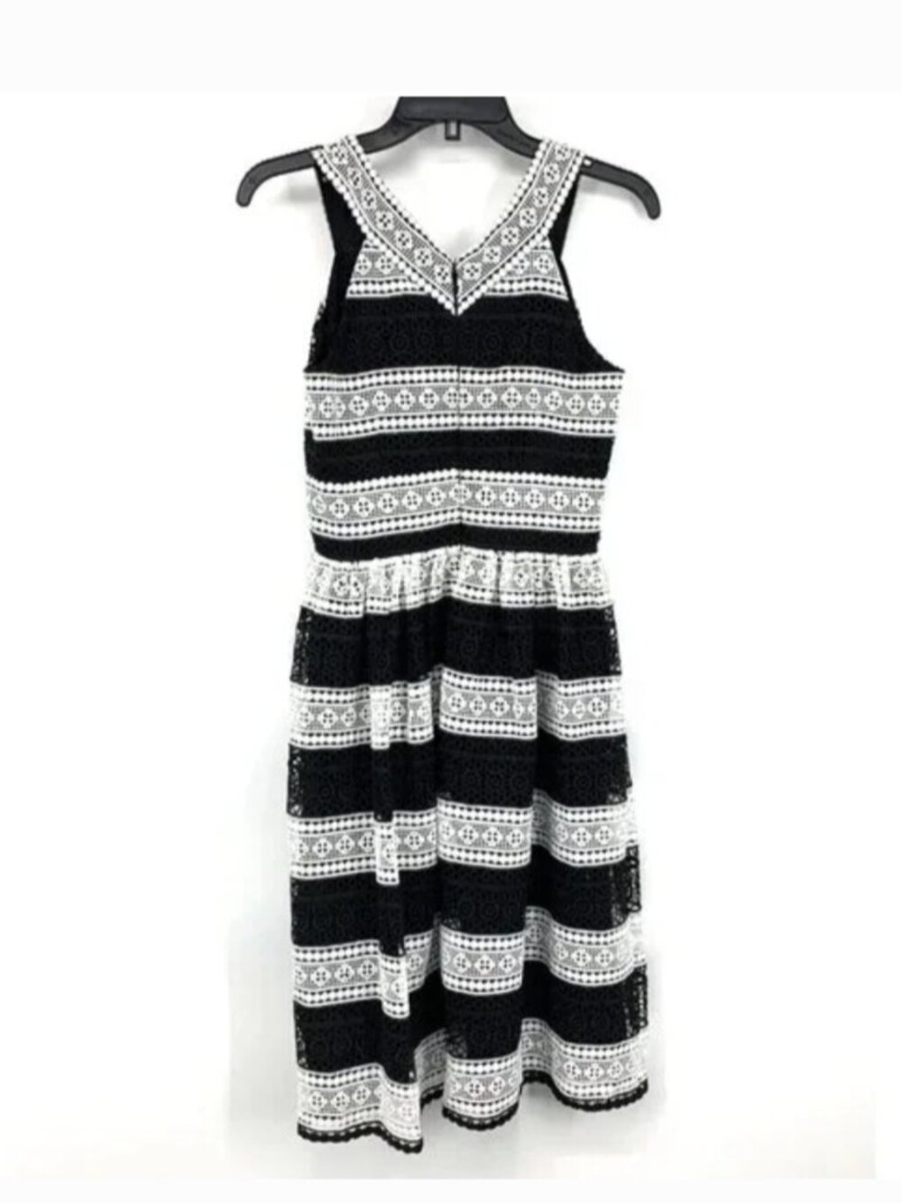 KATE SPADE NEW YORK SCENIC ROUTE COLOR-BLOCK LACE DRESS - Picture 2 of 5